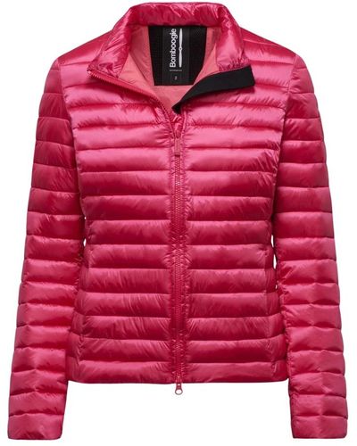 Bomboogie Bright nylon jacket with synthetic padding - Rojo