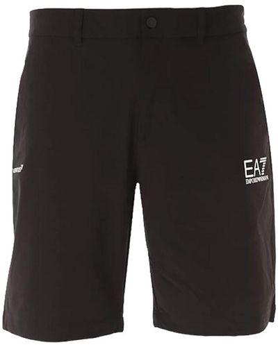 EA7 Shorts mit reißverschluss - Schwarz