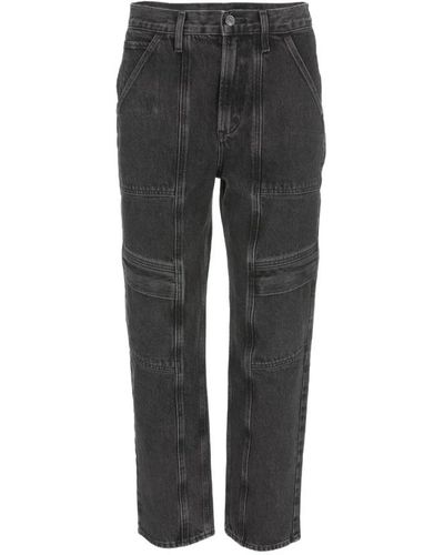 Agolde Straight Jeans - Grey