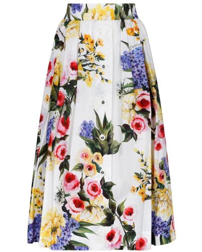 Dolce & Gabbana Midi skirts - Blu