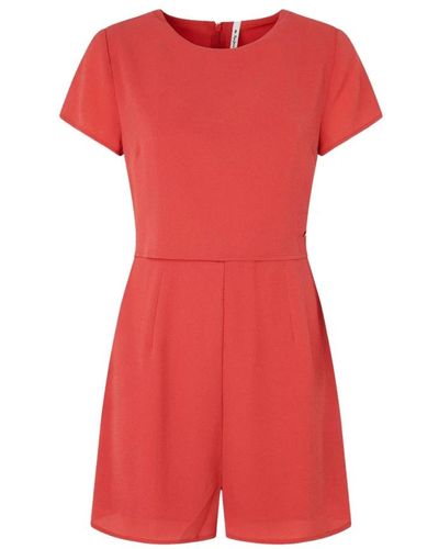 Pepe Jeans Playsuits - Red