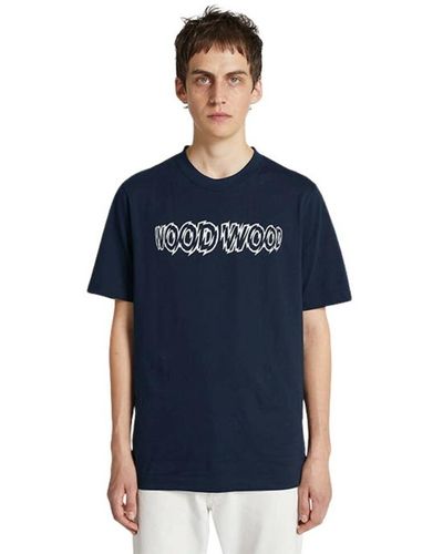 WOOD WOOD T-shirt 12225707-2489 - Blau