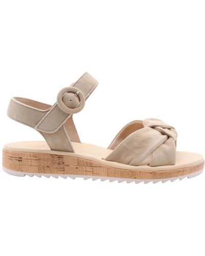 Paul Green Flat Sandals - Natural