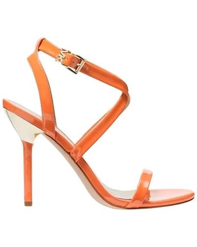 Michael Kors High Heel Sandals - Orange