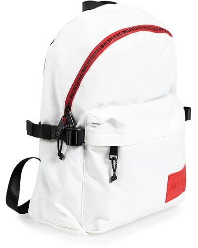 Bikkembergs Stylischer rucksack mit mehreren taschen - Weiß
