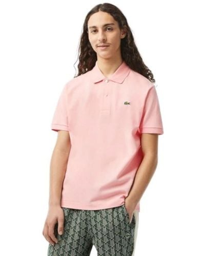 Lacoste Classic Fit L1212 Polo Shirt Light Pink Ady - Rosa