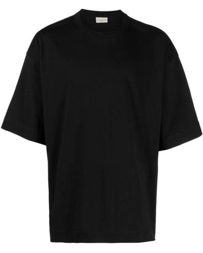 Dries Van Noten Tops > t-shirts - Noir