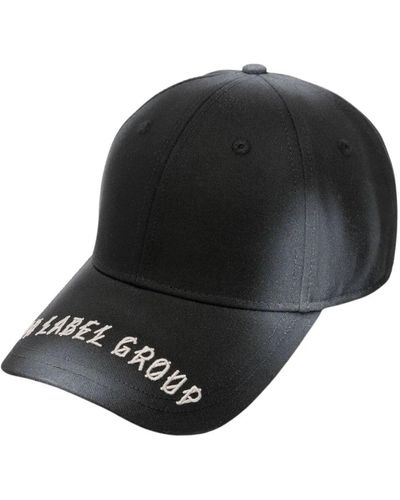 44 Label Group Caps - Black