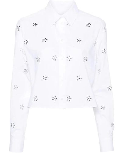 MSGM 01 camisa - Blanco