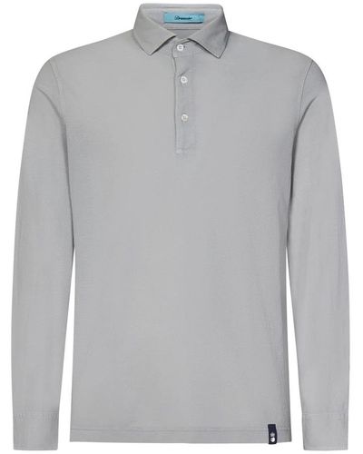 Drumohr Polo Shirts - Gray