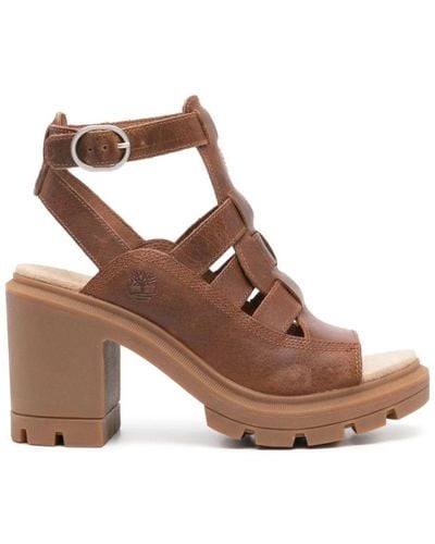 Timberland High Heel Sandals - Brown