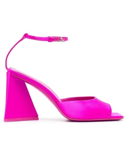 The Attico Fuchsia piper sandal 85mm - Pink
