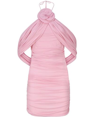 Magda Butrym Rosa baumwollkleider mit elastan - Pink