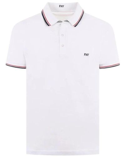 Fay T-shirts and polos white - Bianco
