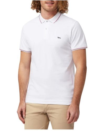 Harmont & Blaine Weißes polo-shirt casual stil