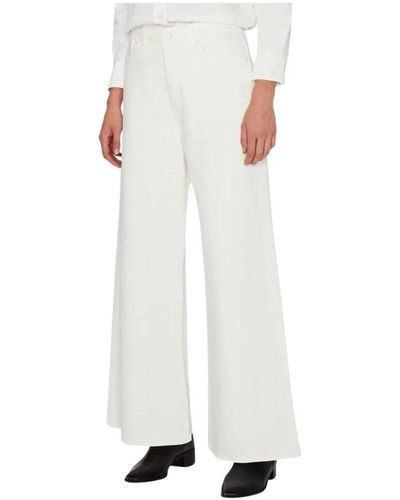7 For All Mankind Wide Pants - White