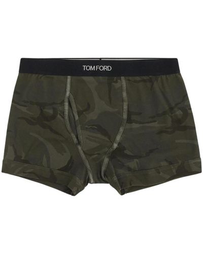 Tom Ford Militär logo boxershorts - Grün