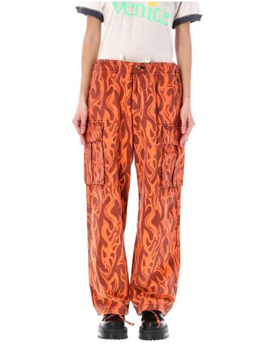 ERL Wide Trousers - Red