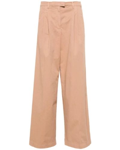 Pinko Wide Trousers - Natural