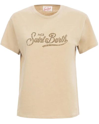 Mc2 Saint Barth T-Shirts - Natural