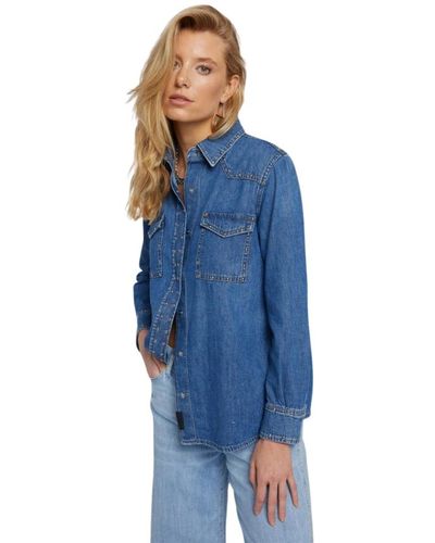 7 For All Mankind Chaqueta de denim - Azul