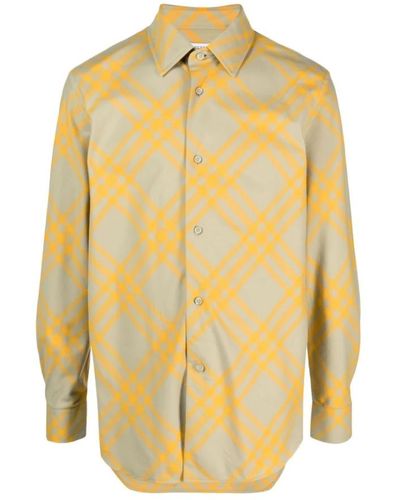 Burberry Casual Shirts - Yellow