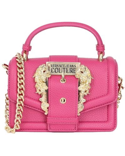 Versace Schultertasche mit sichtbarem logo - Pink