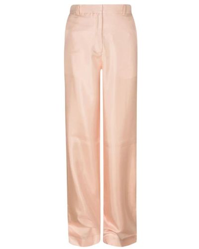 Lanvin Straight Trousers - Pink