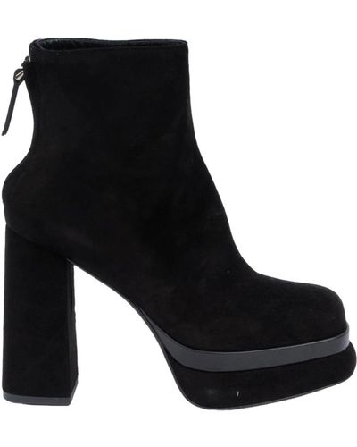 Albano Heeled Boots - Black