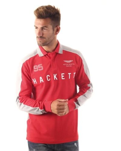 Hackett Tops > polo shirts - Rouge