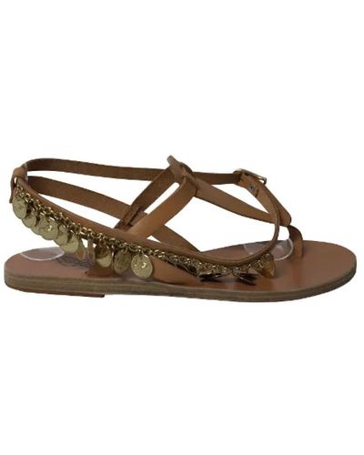 Ancient Greek Sandals Cuoio sandals - Marrone