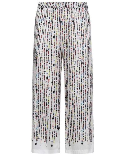 MSGM Trousers > wide trousers - Gris