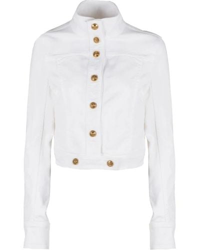 Versace Denim Jackets - White