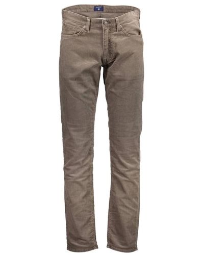 GANT Pantaloni in jeans di cotone - Grigio