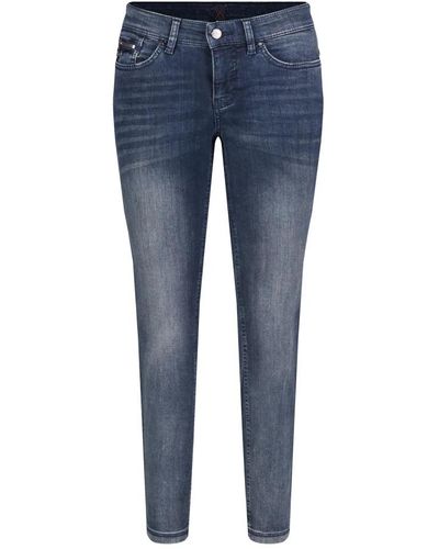 M·a·c Authentische denim skinny jeans - Blau