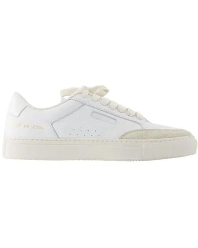 Common Projects Leder sneakers - Weiß