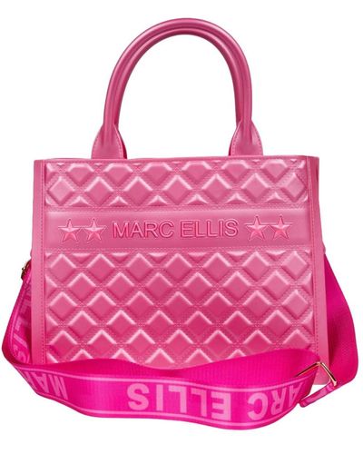 Marc Ellis Tote Bags - Pink