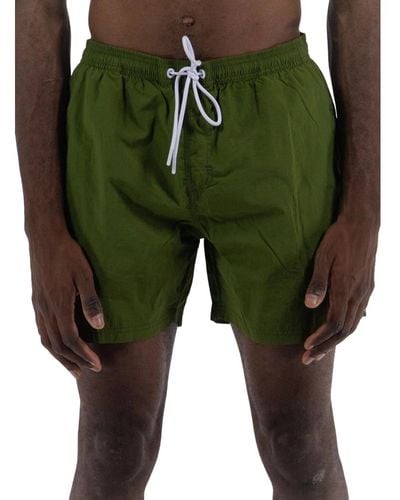 Aquascutum Costume boxer pocket check - Verde