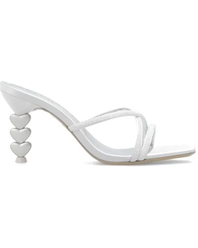 Sophia Webster Aphrodite heeled mules - Bianco