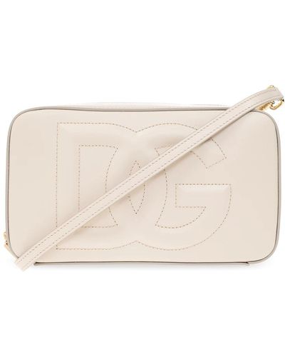 Dolce & Gabbana Dg logo small umhängetasche - Natur