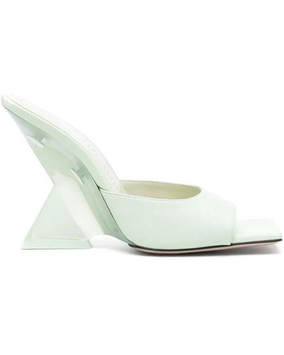 The Attico Shoes > heels > heeled mules - Blanc