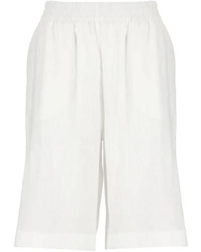 Fabiana Filippi Long shorts - Bianco