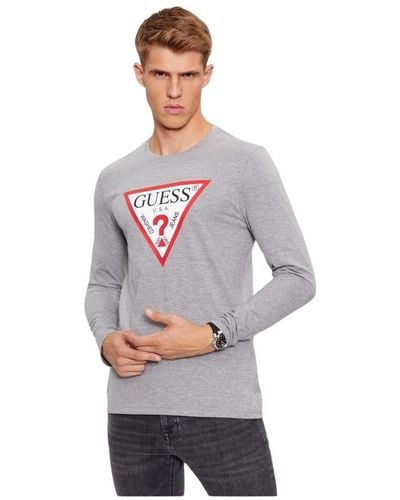Guess Tops > long sleeve tops - Gris
