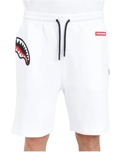 Sprayground Shorts > casual shorts - Blanc