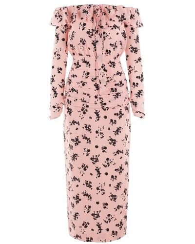 Alessandra Rich Midi Dresses - Pink