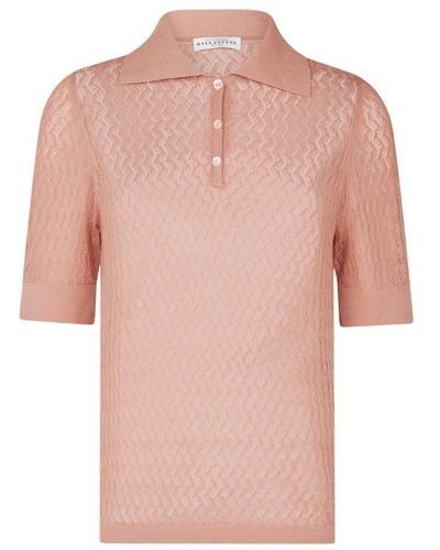 Ballantyne Polo Shirts - Pink