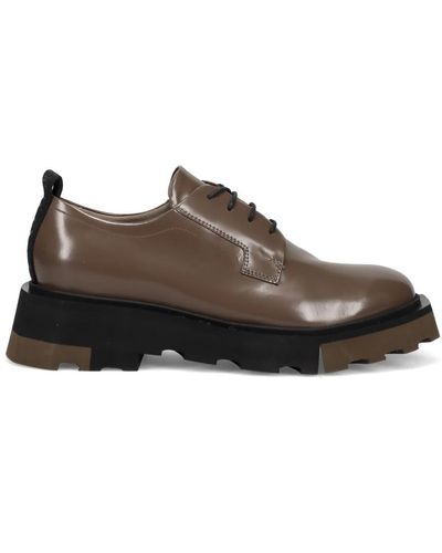 Fabi Laced Shoes - Brown