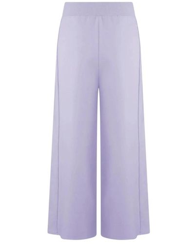 Bomboogie Trousers > wide trousers - Violet