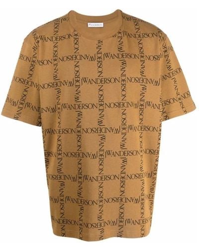 JW Anderson T-Shirts - Brown