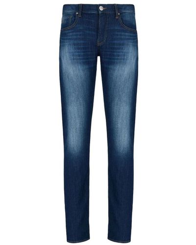 Armani Slim Fit Komfort Denim Jeans - Blau